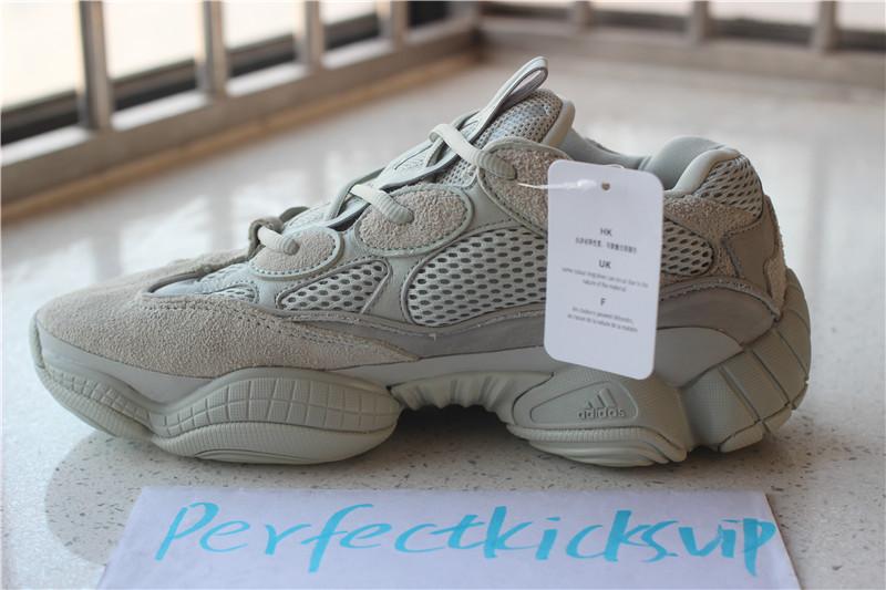 God Yeezy 500 Salt EE7287 retail sample version ready